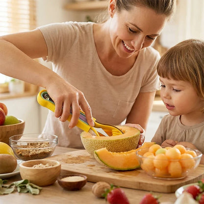 Frescora 3-in-1 Fruitgarnituur – Moeiteloos Prachtige Creaties