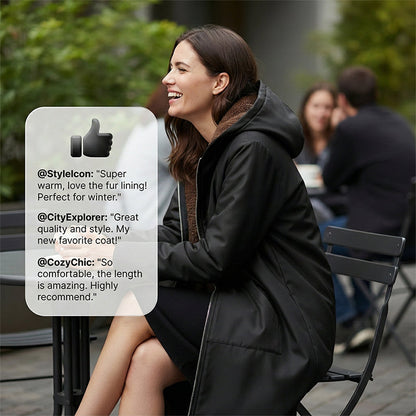 Willow Parka – Geïsoleerde Winterjas voor Dames met Capuchon