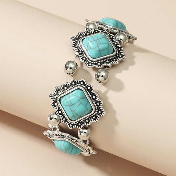 GemAura™ – Handgemaakte turquoise armband | 1+1 GRATIS