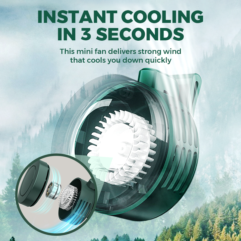 SparkBreeze — Draagbare Clipventilator | 50% KORTING