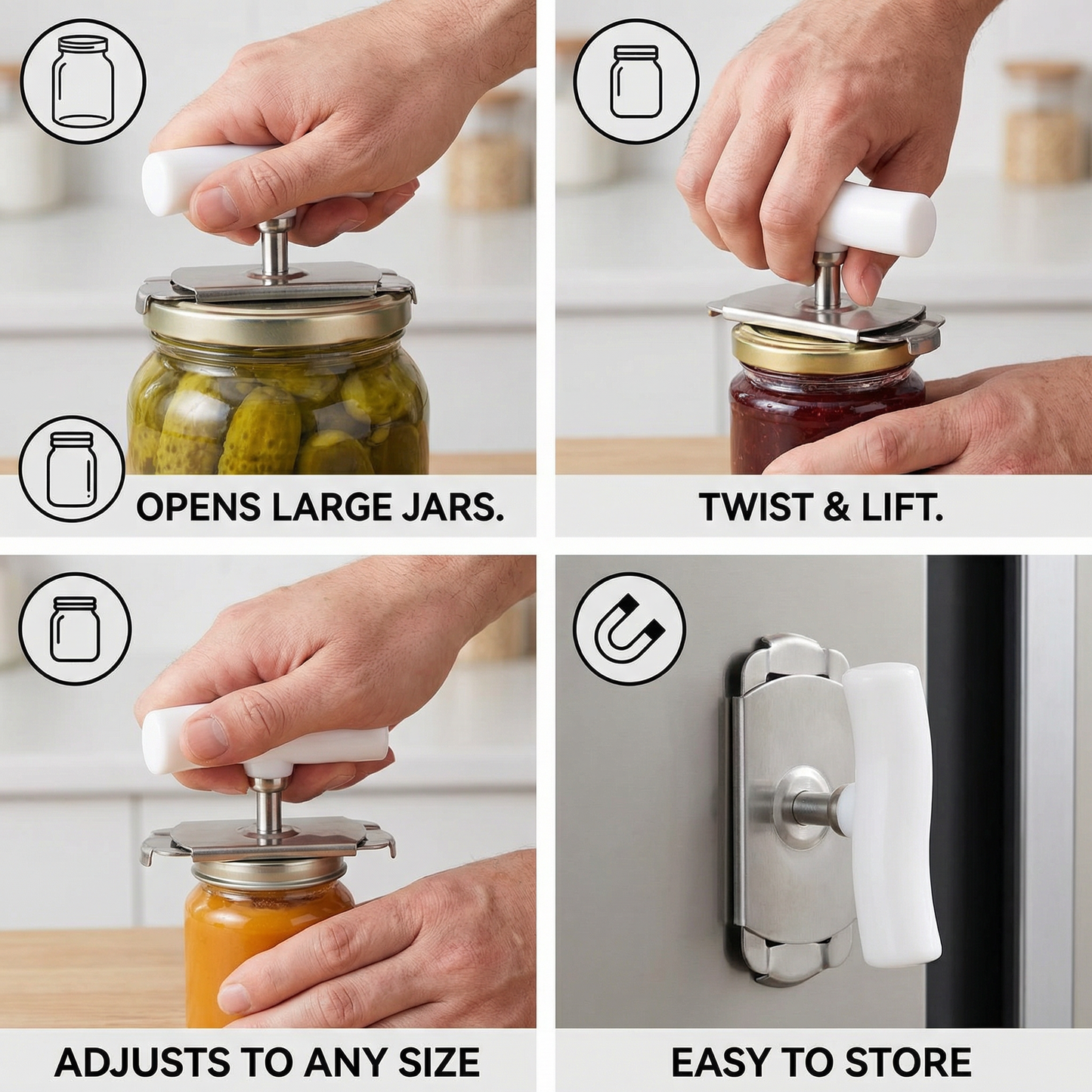PowerGrip Pro — Dekselopener | 1+2 GRATIS
