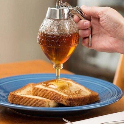 HoneyFlow™ – Slimme Honingtrechter voor Druppelvrij Gieten | 50% KORTING