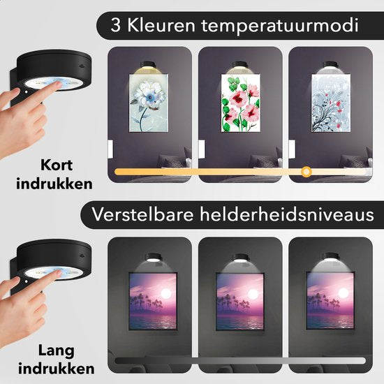 ArtGlow™ – Draadloze Dimbare LED-Lamp | 50% KORTING