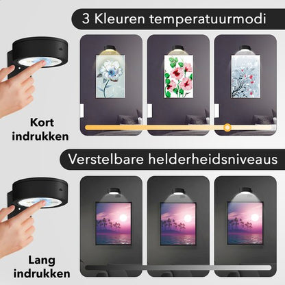 ArtGlow™ – Draadloze Dimbare LED-Lamp | 50% KORTING