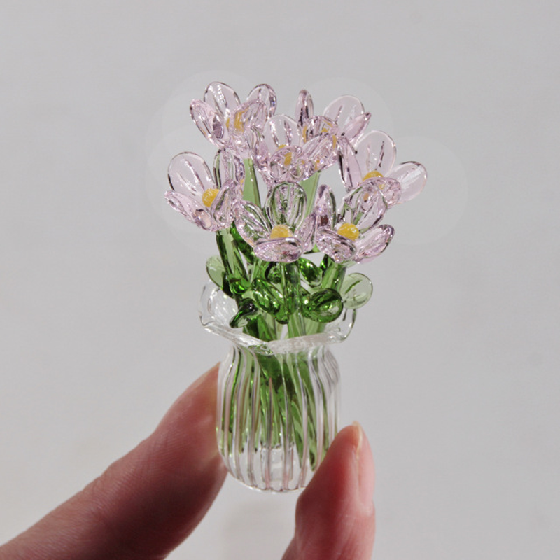 MiriFlor Mini Glazen Bloemen — Moeiteloze Kleurenmagie