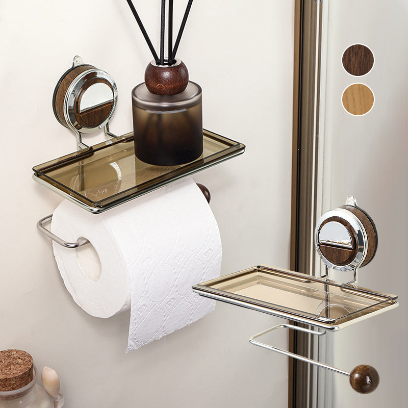 Minimalistische Toiletpapierhouder — Schadevrij Badkamerplezier