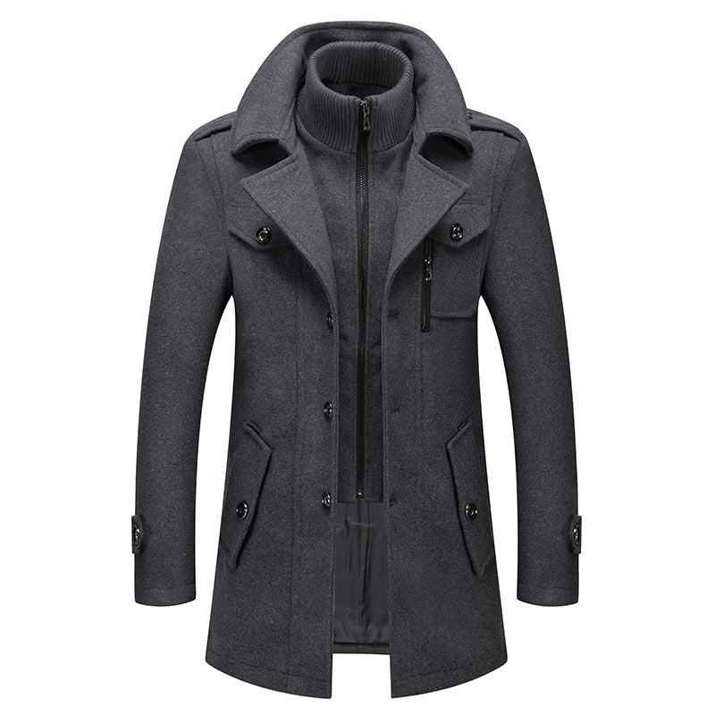 Home — Wol Tweed Jas voor Winterwarmte