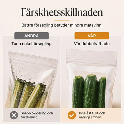 Super Sterke Bewaarzakken – Bewaar Versheid, Stop Chaos