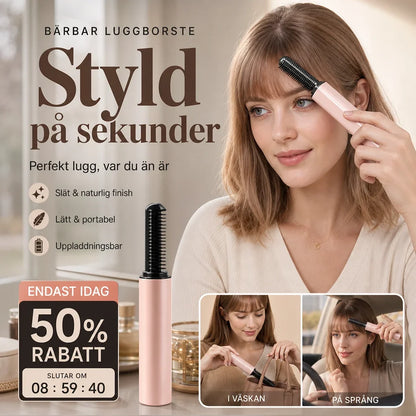 LuxeTrim verwarmde kam — gladde pony, zelfverzekerde jij