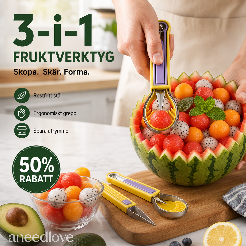 VegaSculpt — moeiteloze fruitkunst