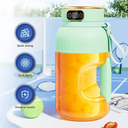 JuicyGo™ - De multifunctionele, draagbare sapcentrifuge voor verse vitamines overal
