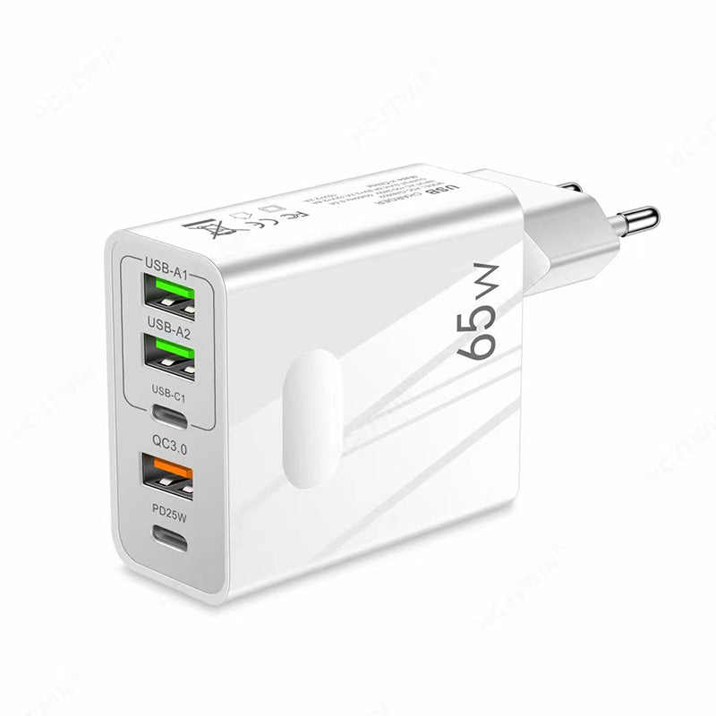 PowerPlug 65W — Snel opladen, Levenslang gratis