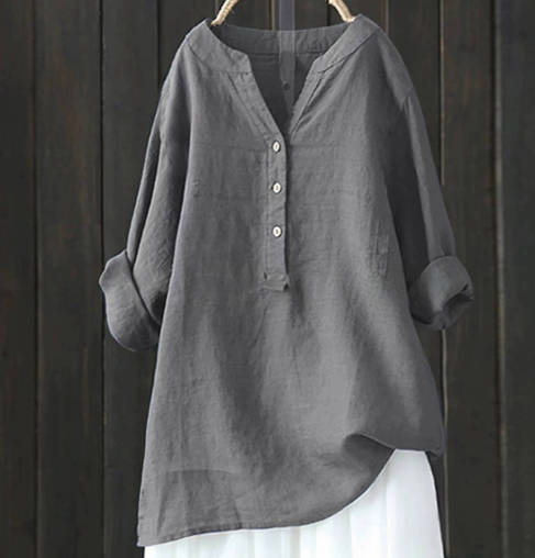 Heidi – Dames Casual Jurk met V-hals en Verstelbare Mouwen