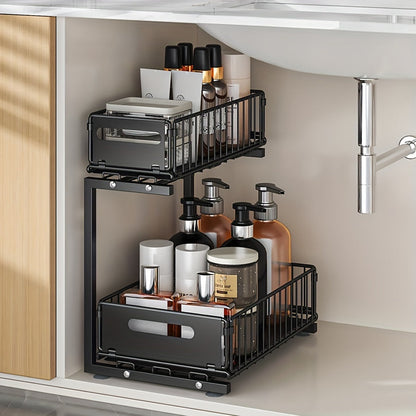 GlideNest — Uitschuifbare Kast Organizer | 50% KORTING