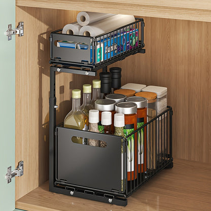 GlideNest — Uitschuifbare Kast Organizer | 50% KORTING