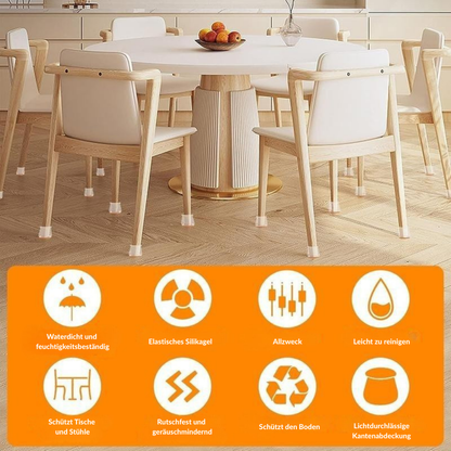 GlideGuard – stille vloerbescherming voor stoelen