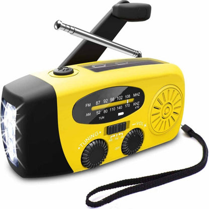 PulseGuard — Noodradio met Altijd Stroom | 50% KORTING