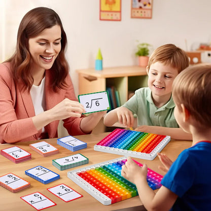 MathMaster - Wiskunde Flash Cards en Pop Fidget Chart | 50% KORTING