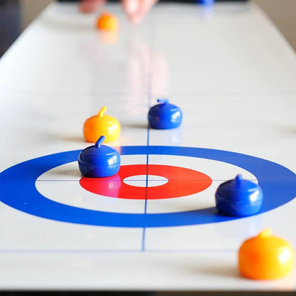 🎅Vier Kerstmis💯2025 Nieuw Tafel Curling Spel voor het Hele Gezin