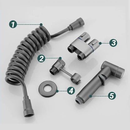 PerfectFlow Set met Klep en Bidetspuit — Volledige Controle, Ultieme Frisheid
