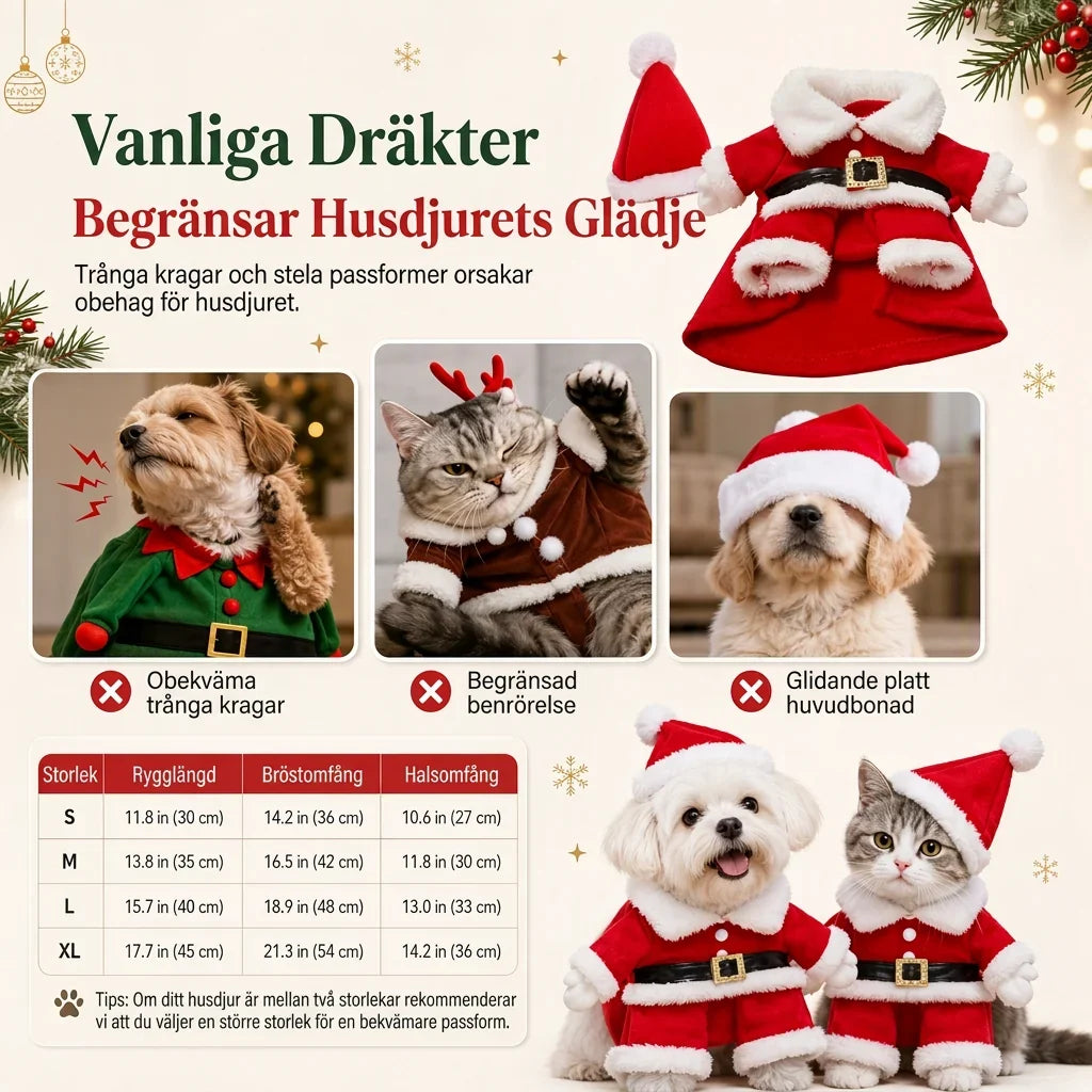 Jolly TailWagger Santa Claus Kostuum — Verspreid Vreugde, Verwarm Harten