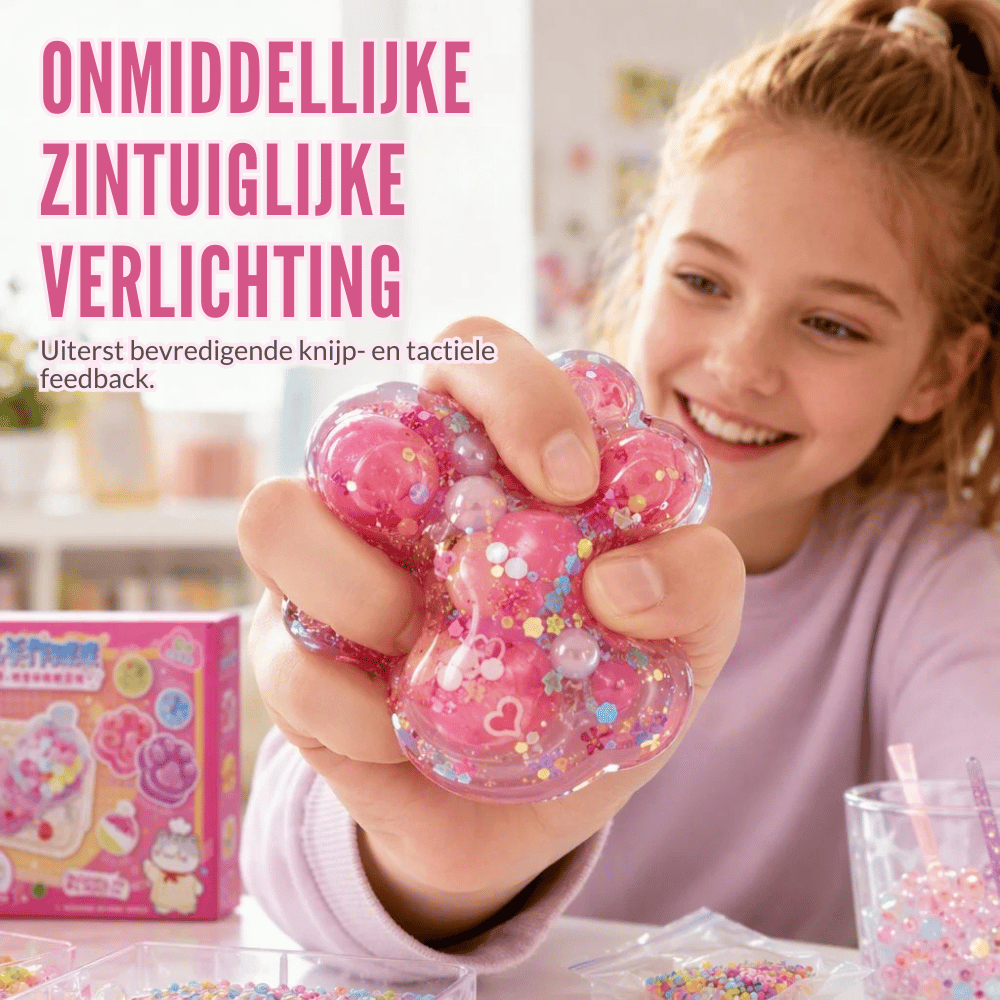 PurrSquish — DIY Anti-Stressbal Knutselset | 50% KORTING