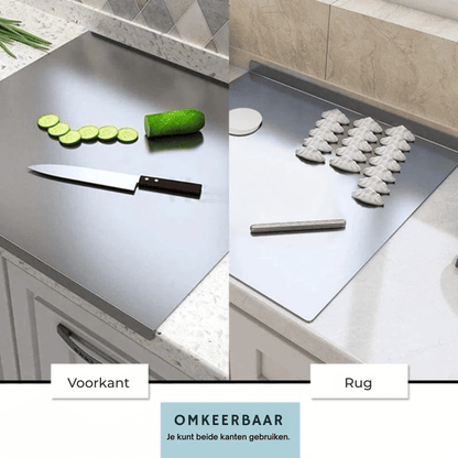 SteelRite — Snijplank van roestvrij staal | 50% KORTING