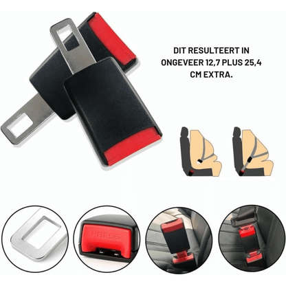 ComfortCruze – Veiligheidsgordelverlenger | 1+1 GRATIS
