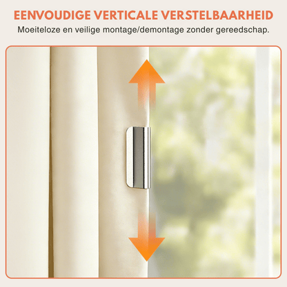 LumiLatch — Magnetische Gordijnclips | 50% KORTING