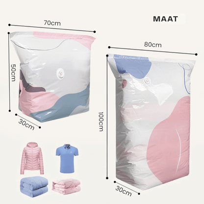 SpaceSaver — Vacuüm Opbergzakken | 1+1 GRATIS