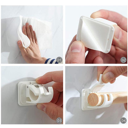 StickHook - Zelfklevende Gordijnhouders 6 stuks | 50% KORTING