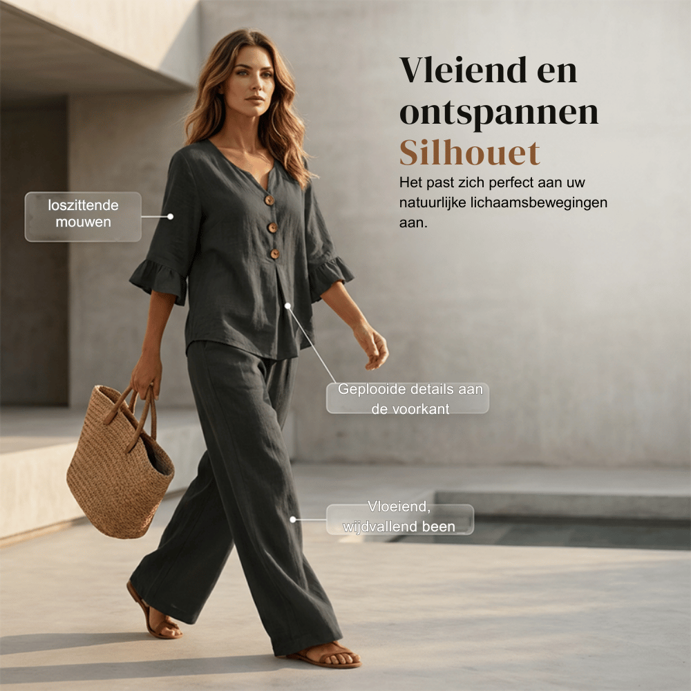 Heidi — Zacht Katoenen Loungeset | 50% KORTING