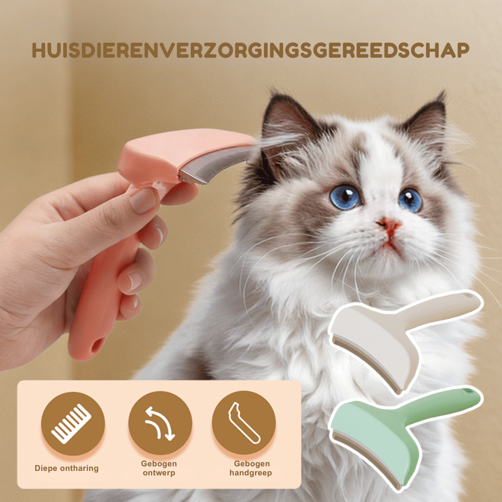 FurEase — Verzorgingskam Huisdieren | 1+1 GRATIS