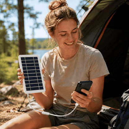 SunPower — Flexibel Zonne-Oplaadpaneel | 1+1 GRATIS
