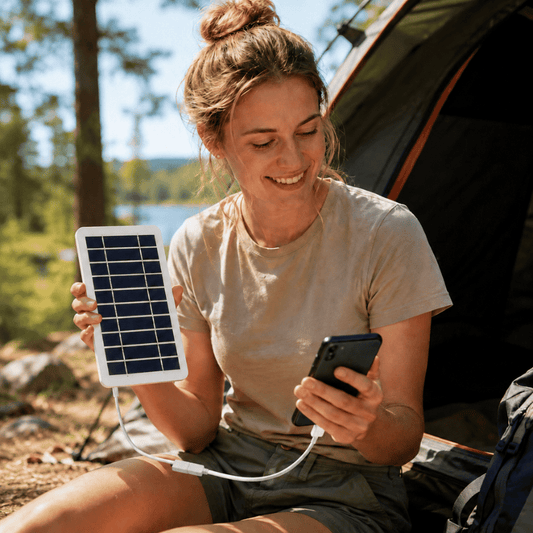 SunPower — Flexibel Zonne-Oplaadpaneel | 1+1 GRATIS