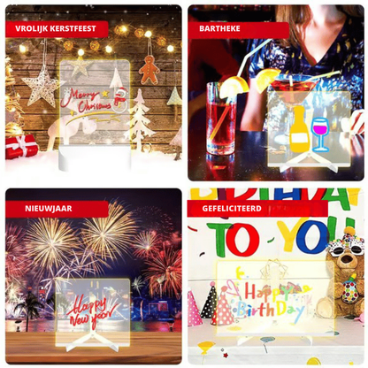 LumoCanvas – LED Creatief Schrijfbord | 50% KORTING