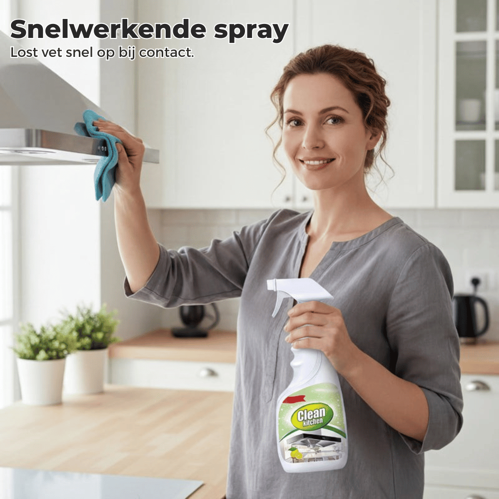GreaseAway — Keuken Ontvetter Spray | 50% KORTING