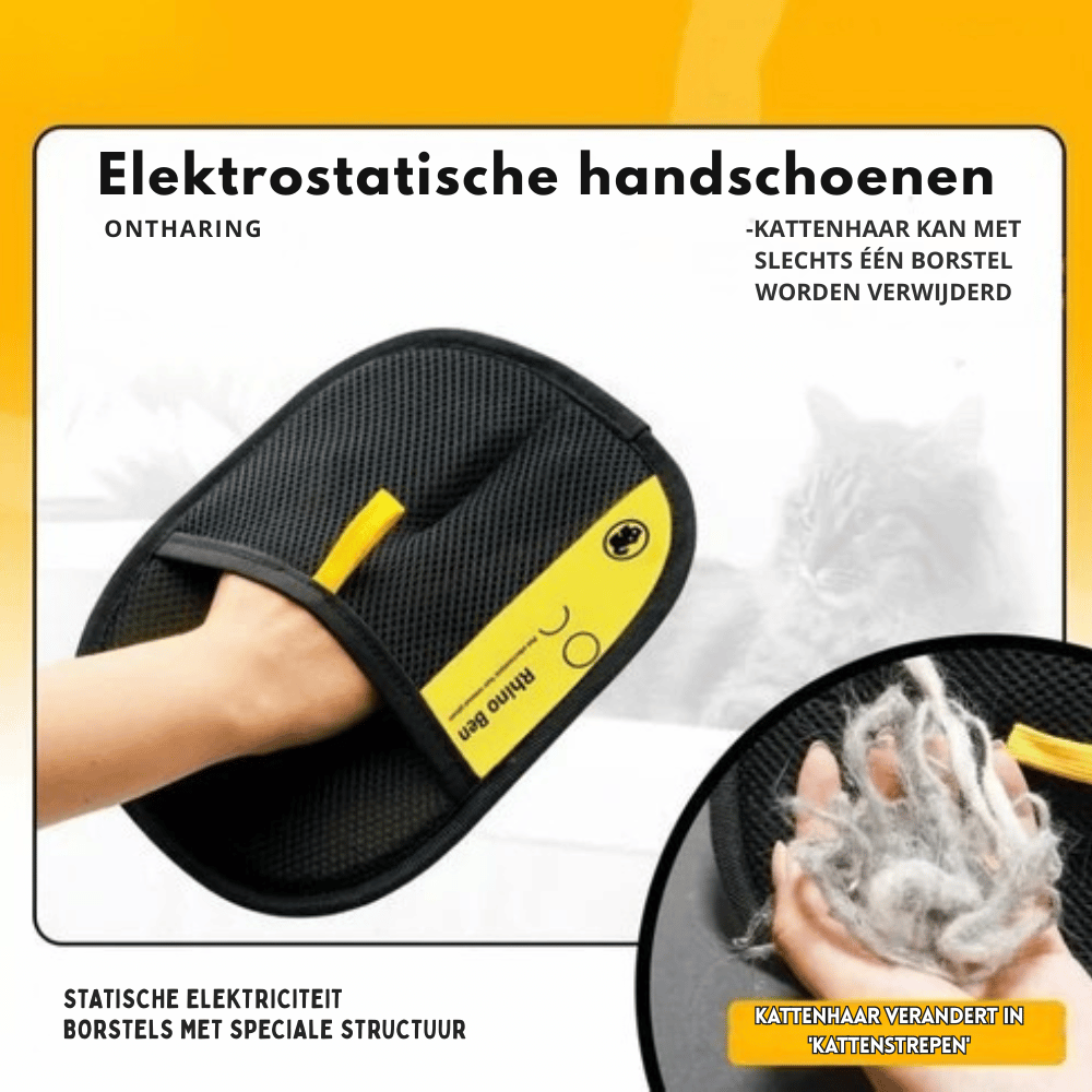 FurVerve — Huisdierhaar Verwijderhandschoen | 1+2 GRATIS