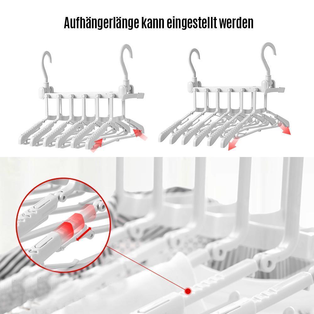 Opvouwbare kleerhanger en broekenrek