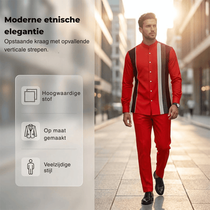 Eric — Gestreepte Heren Set | 50% KORTING