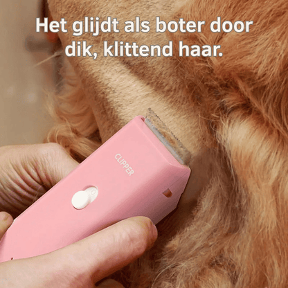 WhisperTrim — Stille Tondeuse voor Dierenharen | 50% KORTING