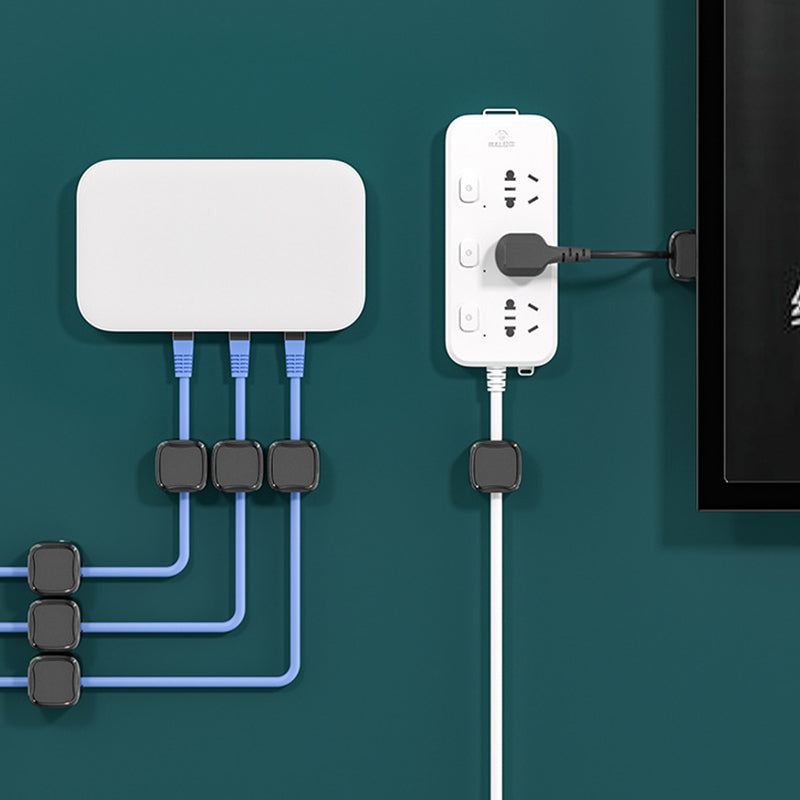 Magnetische snoerorganizer, eenvoudig en veilig zelfklevend kabelbeheer