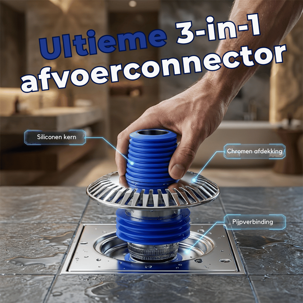 StallGuard — 3-in-1 Vloerafvoer | 1+1 GRATIS