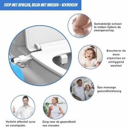 AquaPure — Breeze Bidet Opzet  | 50% KORTING