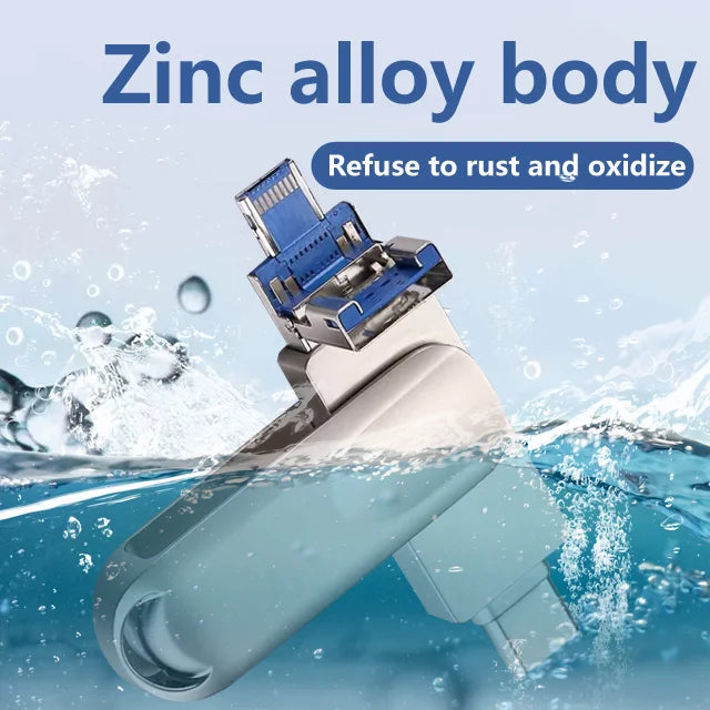 Rive – Multifunctioneel 4-in-1 USB-flashgeheugen