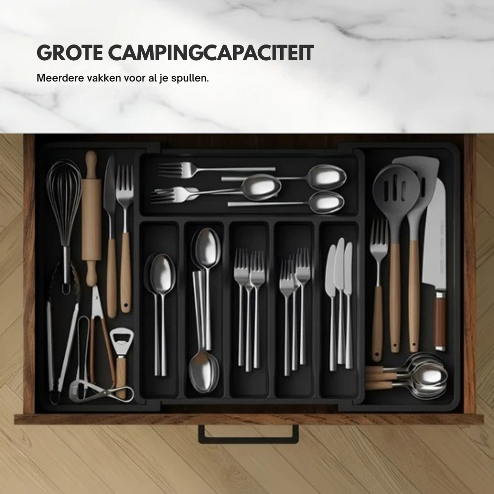 AvantiSpace – Verstelbare Lade-organizer | 50% KORTING