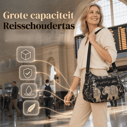 Alma — Elegante Nylon Schoudertas | 50% KORTING