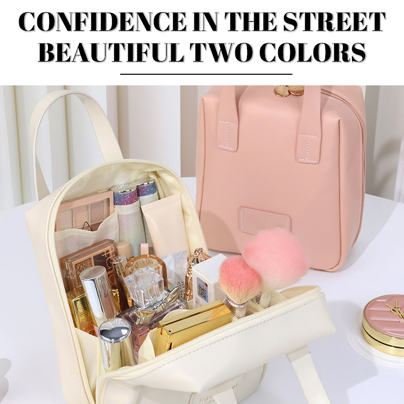 Toilettas met grote inhoud