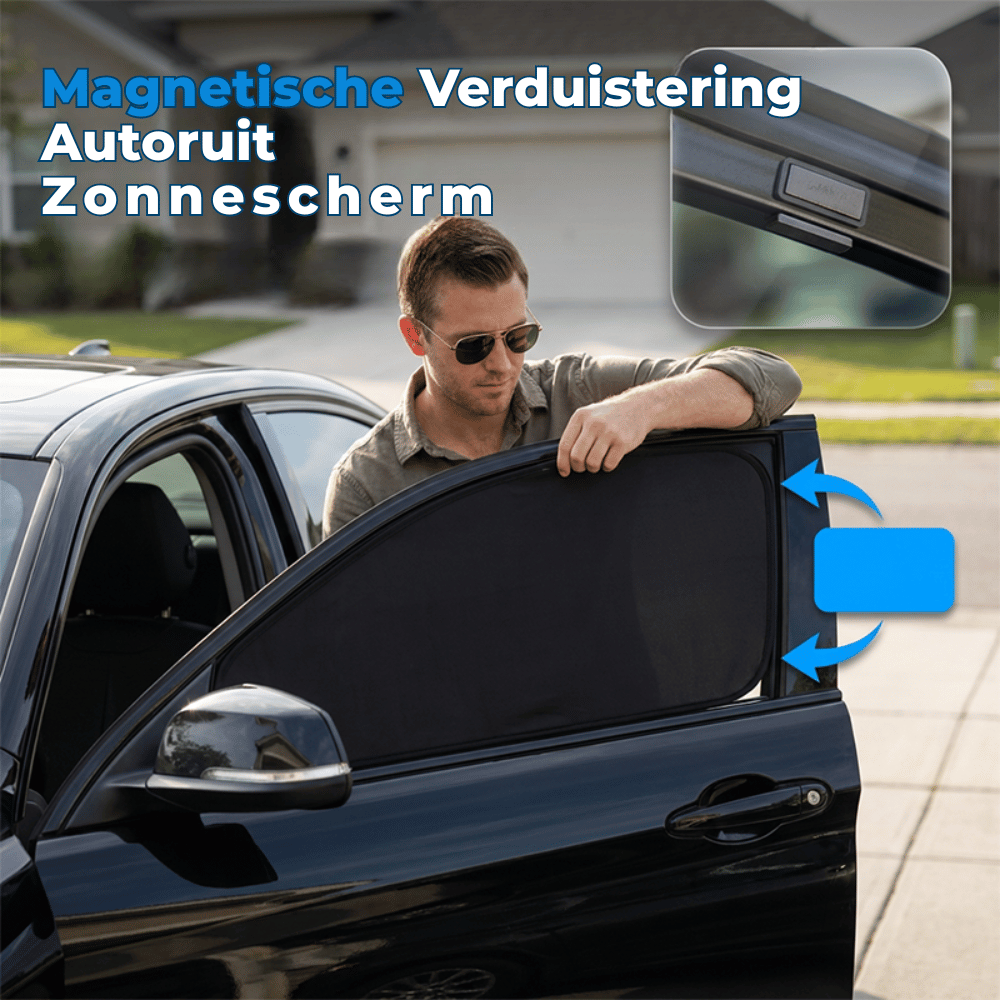 BreezeShield — Magnetisch Autozonnescherm | 50% KORTING