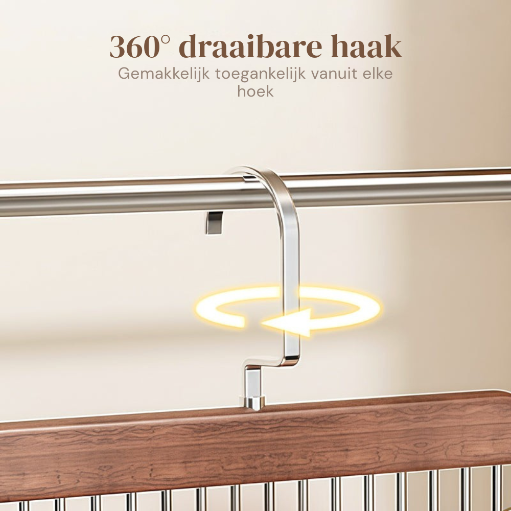 ClosetMagic – Houten Multi Hanger | 1+1 GRATIS